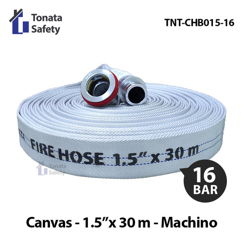 Fire Hose Canvas 16 Bar Tonata / Selang Pemadam 1.5" x 30m / 30 m