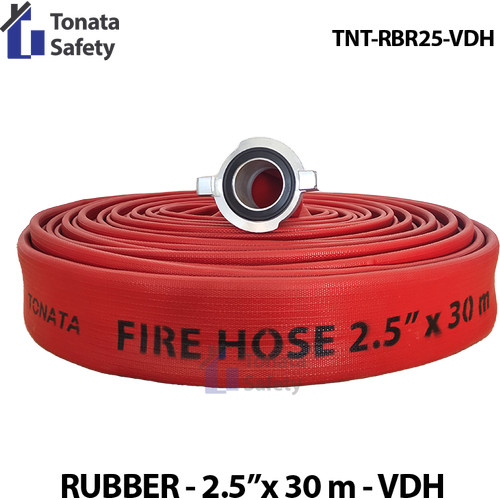 Fire Hose Rubber VDH Tonata 2.5" x 30m / Selang Pemadam 30 m