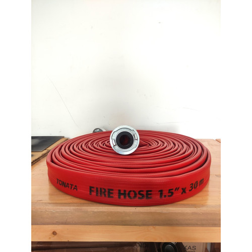 Fire Hose Rubber Storz Tonata 1.5" x 30m / Selang Pemadam 30 m - Storz 1.5"