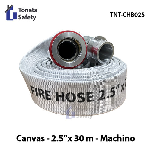 Fire Hose Canvas Tonata / Selang Pemadam 2.5" x 30m / 30 m