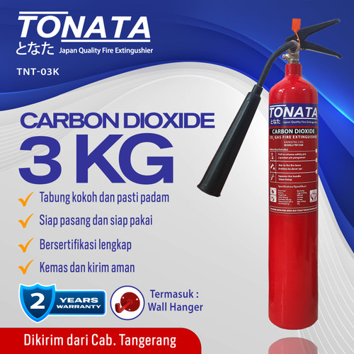 APAR 3 KG Karbondioksida (CO2) TONATA / Set Komplit