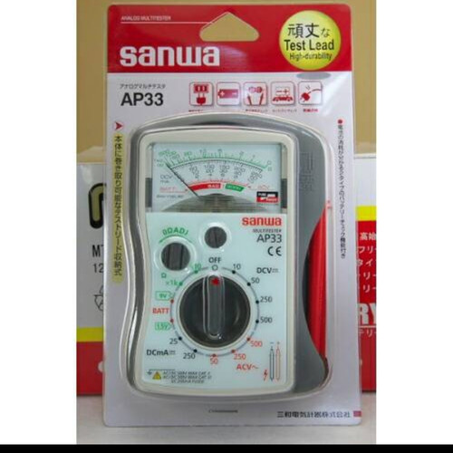 Sanwa AP33 Pocket Analog Multimeter Multitester Avometer Original 100%