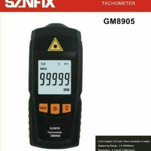 Sanfix GM 8905 Digital Tachometer RPM Meter