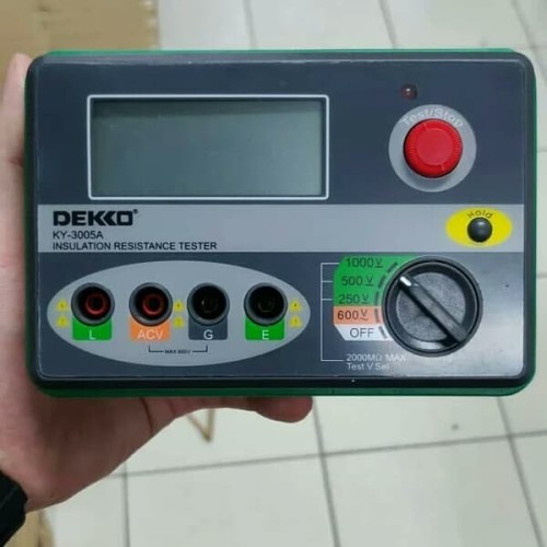 Dekko Ky3005A Insulation Resistence Tester Megger