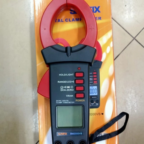 Digital Clamp Meter Tang Ampere AC DC 2000A Sanfix BM2000VB Murah Ori