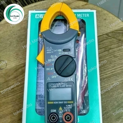 Kyoritsu 203 Digital Clamp Meter Tang Ampere AC/DC