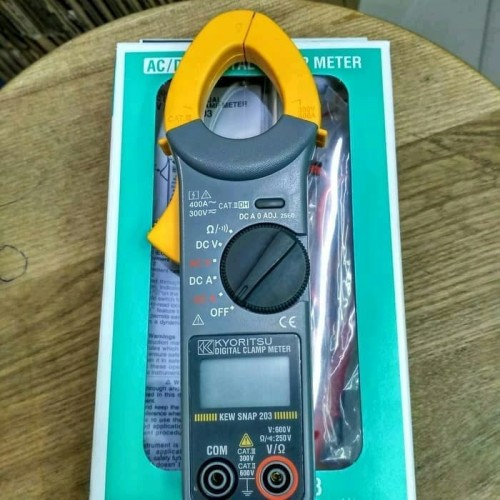 Kyoritsu KEW Snap 203 Digital Clamp Meter Tang Ampere AC/DC