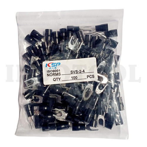 100 PCS SCUN CABLE, BLACK SVS 2 - 4 FORT