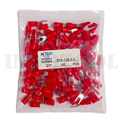 100 PCS SCUN CABLE, RED SVS 1.25 - 3.5 FORT