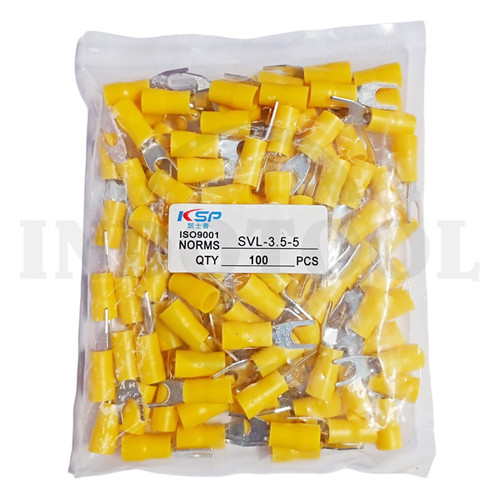 100 PCS SCUN CABLE, YELLOW SVL 3.5 - 5 FORT