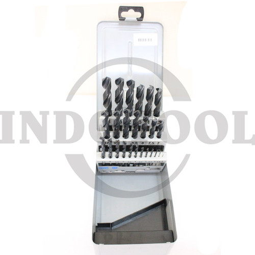 25 PCS HSS PARALLEL SHANK TWIST DRILL SET, LIST 500 1-13mm NACHI