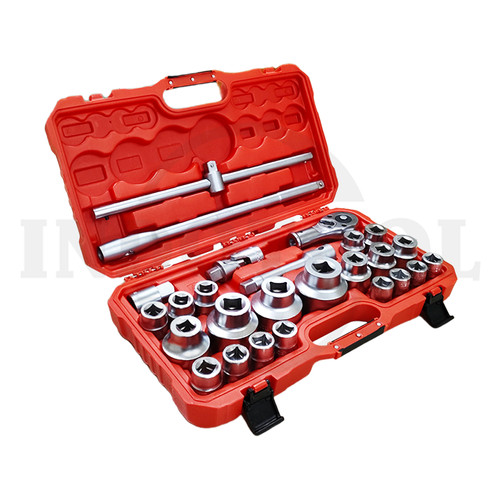 26 PCS, 3/4" & 1" DR SOCKET WRENCH SET TK-021, 6PT 0 MAXPOWER