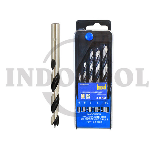 5 PCS WOOD WORKING DRILL SET 4,5,6,8,10mm LANGSOL