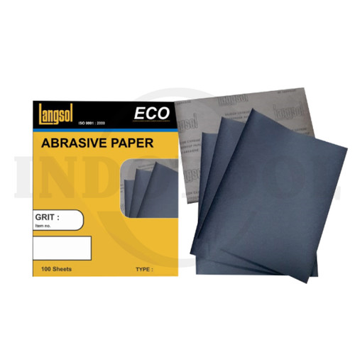 AMPLAS LEMBARAN DUCO TIPE ECO 9" X 11" GRIT P 150 LANGSOL