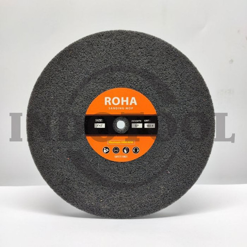 BATU POLES 8 INCH / NON-WOVEN ABRASIVE WHEELS 180-5P 8" x 2" ROHA