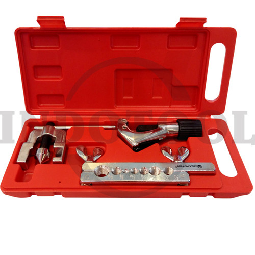 FLARING TOOL / ALAT PEMEKAR PIPA & TUBE CUTTER KIT GS-827 MAXPOWER