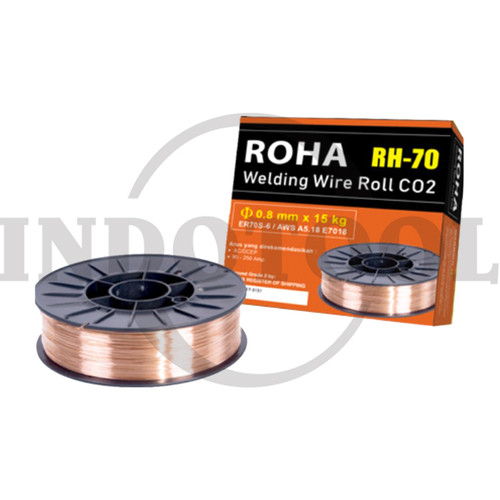 KAWAT LAS ROL CO2 ER70S-6 (RH-70) UK. 1.20MM ROHA