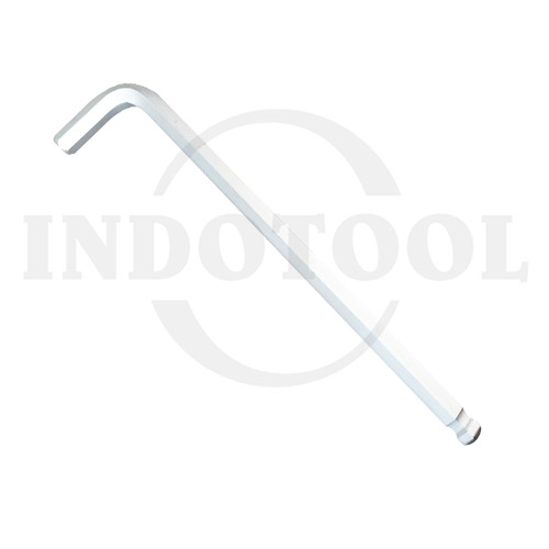 KUNCI L / EXTRA LONG ARM BALLPOINT HEX KEY, S2 SATIN 12mm MAXPOWER