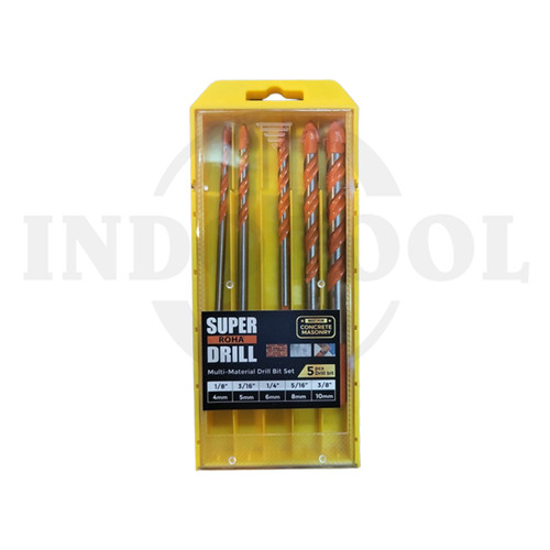 MATA BOR SET 5 PCS MASONRY SUPER DRILL BIT SET ROHA