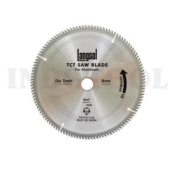 MATA GERGAJI POTONG ALUMINIUM 10" - TCT SAW BLADE 10"X100T - LANGSOL