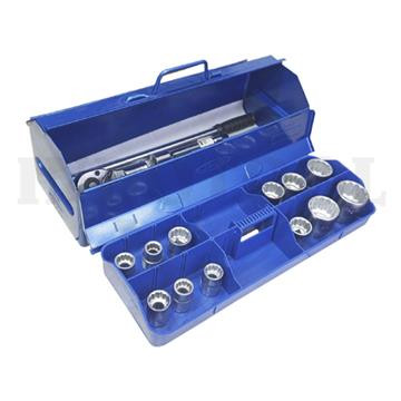 Mata Sock 17 Pcs 3/4" DR Socket 12PT Satin Tool Set MAXPOWER