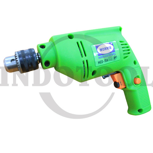 MESIN BOR LISTRIK / ELECTRIC DRILL MED-10A, 10mm 300W MORRIS