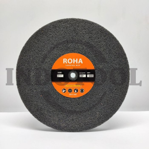 NON-WOVEN ABRASIVE WHEELS 180-5P 8" x 1" ROHA