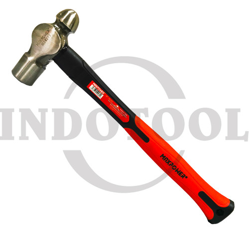 PALU KONDE GAGANG FIBERGLASS HANDLE BALL PEIN HAMMER 1 lb MAXPOWER