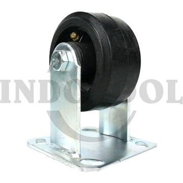 RODA TROLI MATI/RODA KARET 5"(125x50mm)130kg/RUBBER CASTER HEAVY DUTY