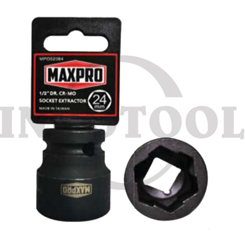 SOCKET EXTRACTOR 1/2" DR, CR-MO 12mm MAXPRO