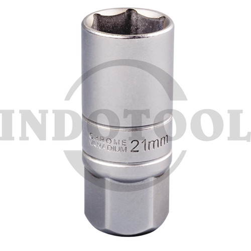 SPARK PLUG SOCKET 1/2", 10x21mm MAXPOWER