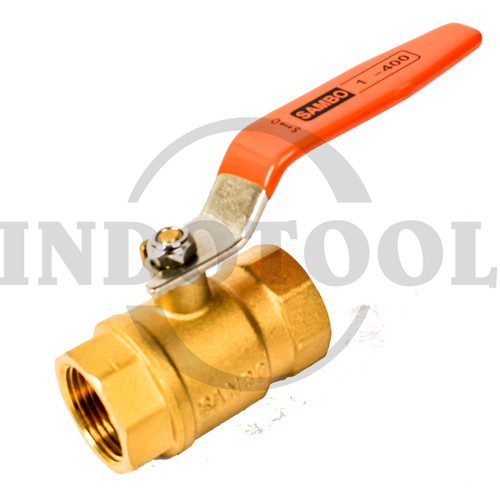 STOP KERAN 3/4" / KRAN GAS AIR BRASS KUNINGAN / BRASS BALL VALVE SAMBO