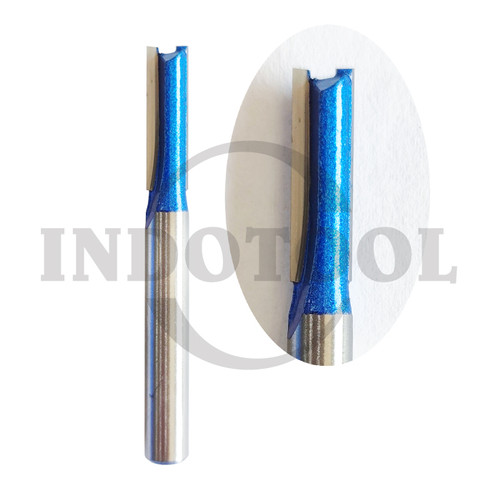 STRAIGHT ROUTER BIT, TWO FLUTES LONG 1/2" x 1/2" LANGSOL