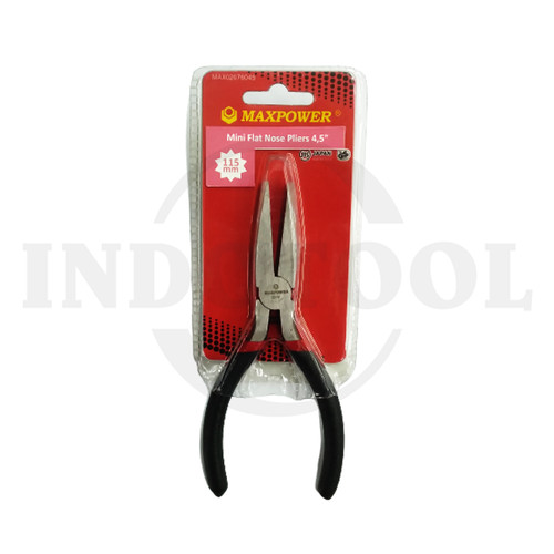 Tang Mini Datar 4.5" / Mini Flat Nose Pliers MAXPOWER