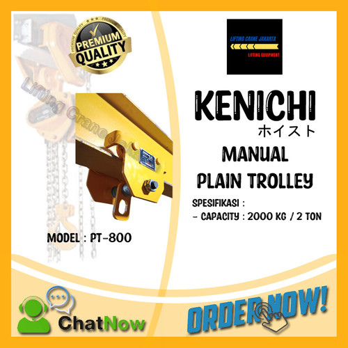 KENICHI Plain Trolley Manual Troli 2Ton / 2000Kg "JAPAN"