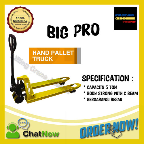 Hand Pallet Manual 5 Ton / 5000Kg BIGPro