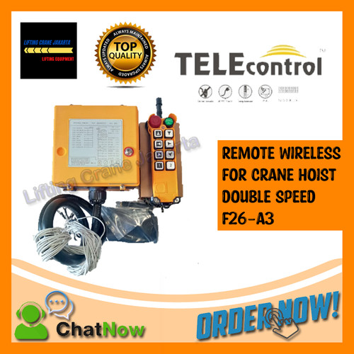 Remote Hoist Remote Wireless Hoist F26-A3 TELEcontrol Double Speed