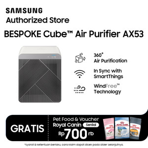 Samsung Air Purifier BESPOKE Cube Kapasitas 53m² - AX53A9310GG