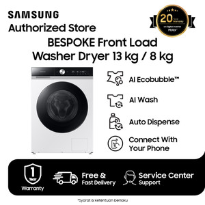 Samsung Mesin Cuci BESPOKE Front Load Washer 13 kg- WD13BB944DGESE