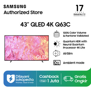 Samsung Smart TV 43 QLED 4K Q63C -QA43Q63CAKXXD