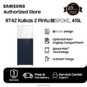 Samsung Kulkas 2 Pintu dengan Bespoke Design, 415L - RT42CB66208ASE