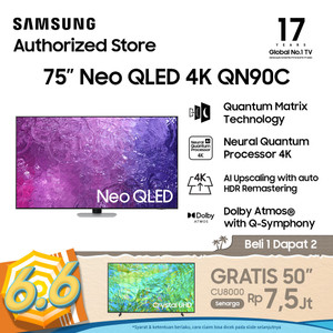 Samsung Smart TV 75 inch Neo QLED 4K QN90C  - QA75QN90CAKXXD