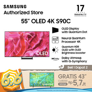 Samsung Smart TV 55 inch OLED 4K S90C - QA55S90CAKXXD