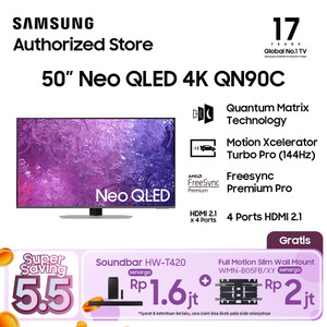 Samsung Smart TV 50 inch Neo QLED 4K QN90C - QA50QN90CAKXXD