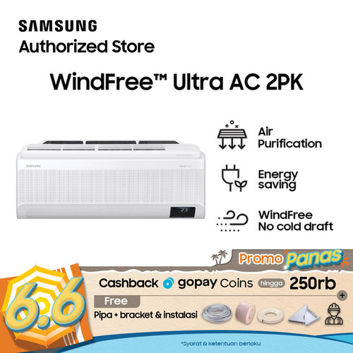 Samsung WindFree™ Ultra AC 2PK(Gratis Instalasi)- AR18CYKAAWKNSE