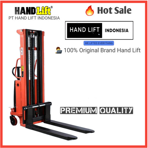 jual semi electric hand stacker 1.5 ton 1.6 meter jakarta surabaya