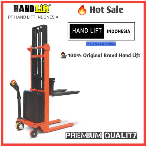 Jual electric stacker 1.5 ton 3.5 meter