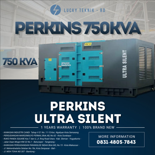 Genset 750 KVA Silent Perkins Diesel Termurah Original