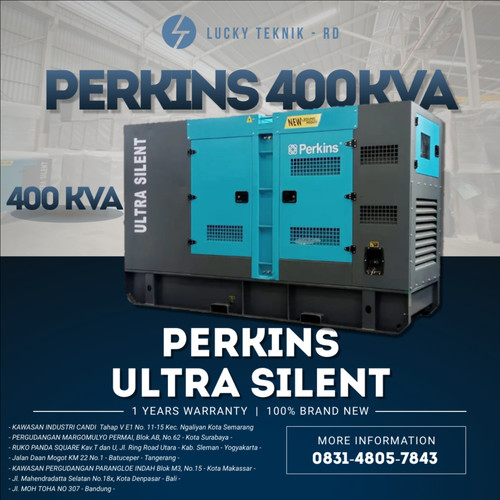 Genset 400 KVA Silent Perkins Diesel Termurah Original