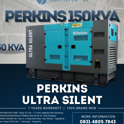 Genset 135 KVA Silent Perkins Diesel Termurah Original